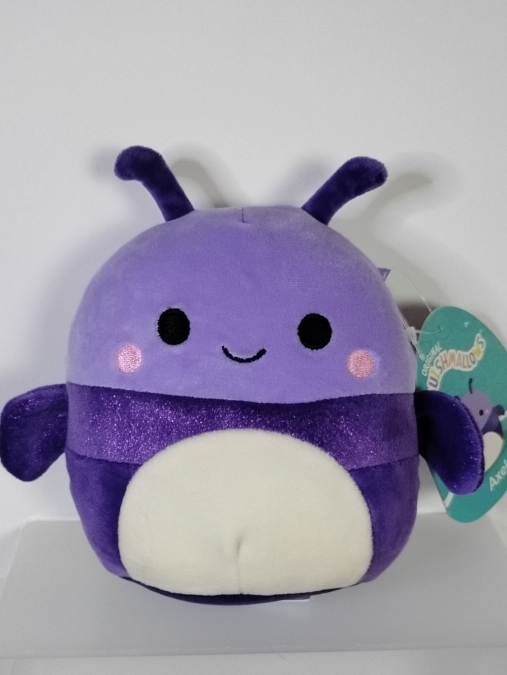 Squishmallows Axel the Purple Beetle 5" Plush NWT